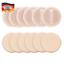 Make-up Puderquaste 12 Stück rund Velours Sc...