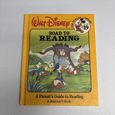 Vintage 1986 Walt Disney Fun-To-Read Library Vol 19 Road To Reading Parent Guide