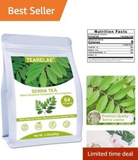 64 Count Caffeine-Free Senna Tea Bags - Natural Digestion Aid for Constipation