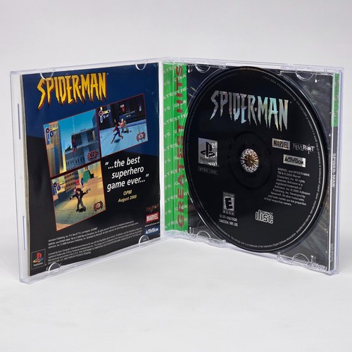 Spider-Man (PlayStation 1 PS1) Greatest Hits COMPLETO Y PROBADO EN CAJA - Imagen 2 de 3