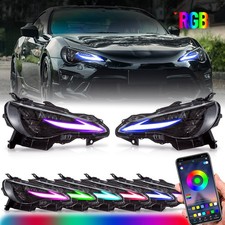 VLAND LED Headlights For Toyota GT86 Subaru BRZ Scion FR-S w/Sequential Signals