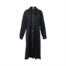 Herm�s 24AW Cotton Dress 38 Ladies' Black  4H0571DV 47-7350