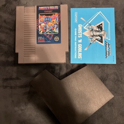 Ghosts 'n Goblins (Nintendo Entertainment System, 1986) w/ Manual & Slipcase