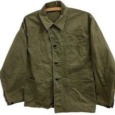 WWII Navy HBT N-3 Jacket Combat Uniform P41 Style Chore Coat Vintage Uniform 40s