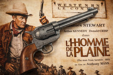 réplique de revolver Colt .45 DENIX pistolet western l homme de la plaine dvd