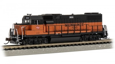 Bachmann 61753 N Scale EMD GP38-2 Lokomotive Standard DC Milwaukee Road