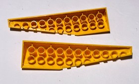 LEGO&reg; 42061pb36 & 42060pb36 Wedge 12 x 3 Left and Right Bright Light Orange