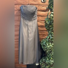 JIM HJELM Occasions Elegant Gray Strapless Evening Dress size 10