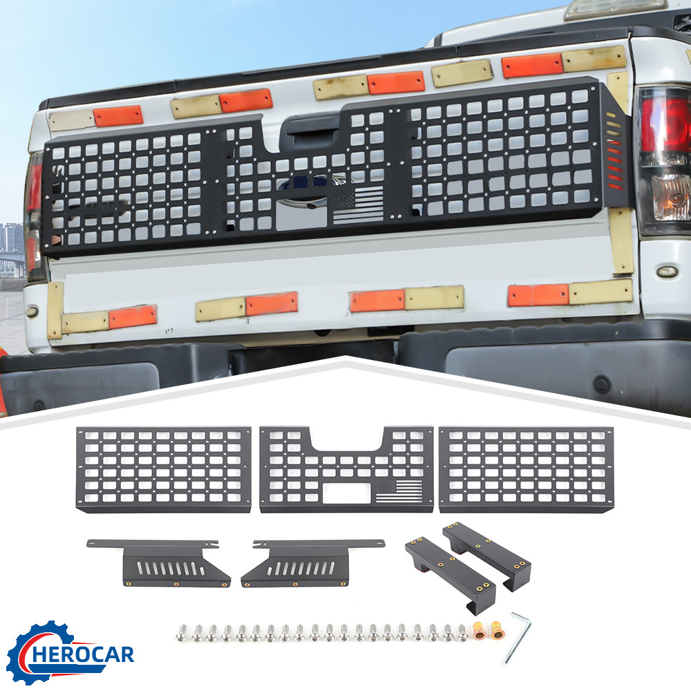 Car Exterior Rear Trunk Tailgate Storage Panel Organizer For Ford F150 2009-2014