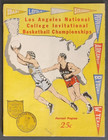 1947 LOS ANGELES NATIONAL BASKETBALL COLLEGE INVITATIONAL PROGRAM IDAHO LOYOLA