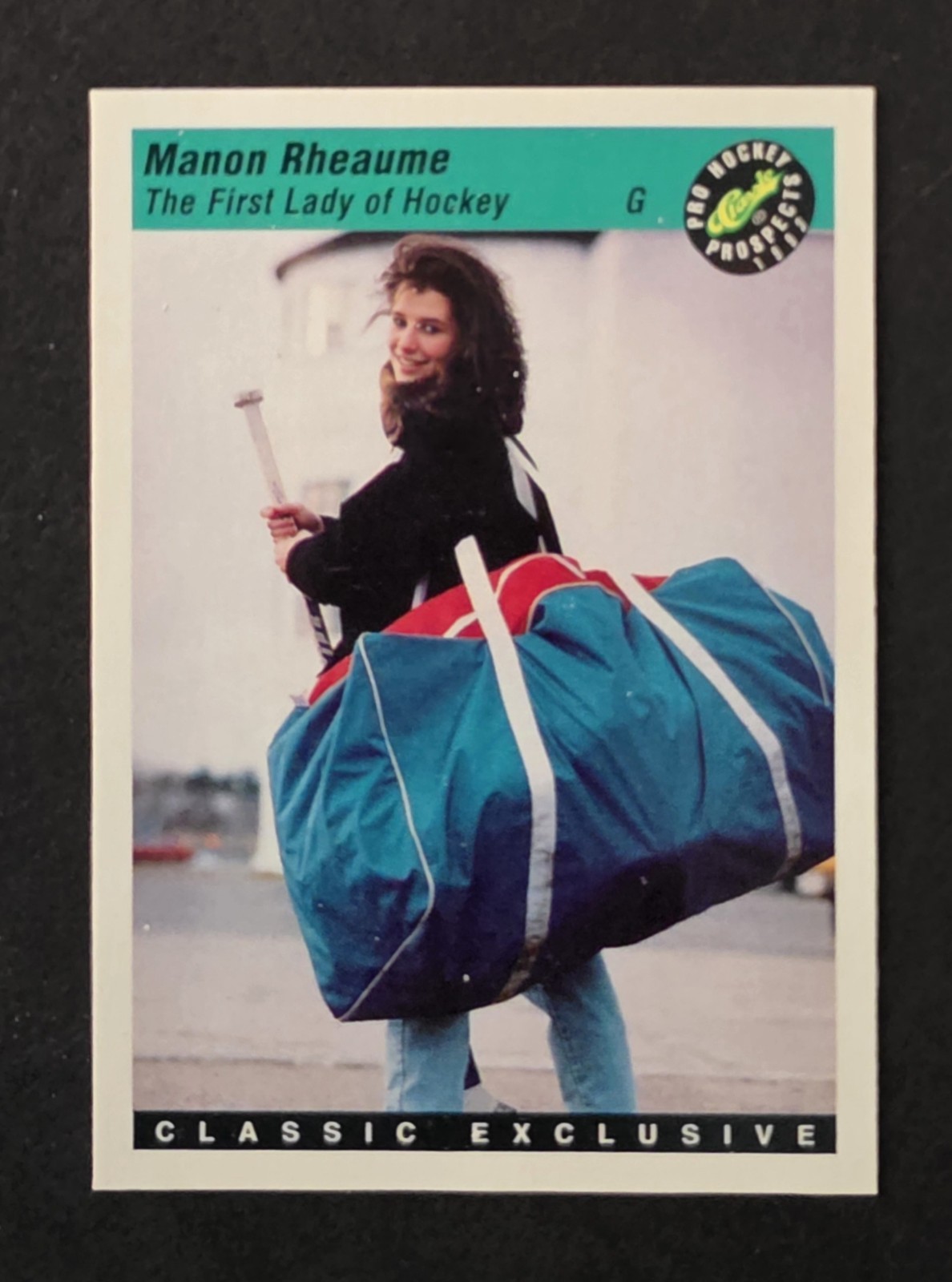 1993 CLASSIC HOCKEY PROSPECTS #7 MANON RHEAUME FIRST LADY OF HOCKEY ATL KNIGHTS