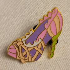 Disney Rapunzel Zapato Tacón Alto Personaje Esmalte Prendedor Único Franquicia Disney