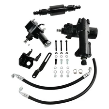 Power Steering Conversion Gear Box & Filter For 55-57 Chevy Bel Air 210 Series
