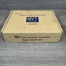 NVT Network Video Technologies NV-ET1804 4 Port PoE+ Transmitter