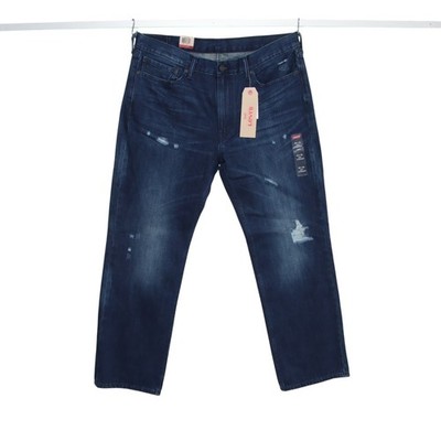 Levi's 514 Straight Destroy Jeans Vintage In Denim W38 L32 (Cod.N685) Levis
