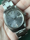 Vintage 1972 Rolex Oysterdate Precision 6694 Gray Dial 34mm, Watch Original
