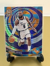 2022-23 Panini Spectra LeBron James #79 Asia Purple & Orange Prizm /49 Lakers