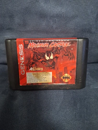 Spider-Man and Venom: Maximum Carnage (Sega Genesis, 1994) *TESTED*