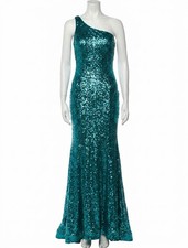 Jovani Sequin One Shoulder Size 8