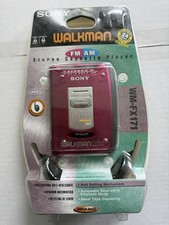 Sony Walkman WM-FX171 AM/FM Radio Cassette Player Mega Bass AVLS Anti-Roll