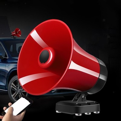 Car Megaphone Speaker with Recording Men Women Compact Multifunction for Outdoor