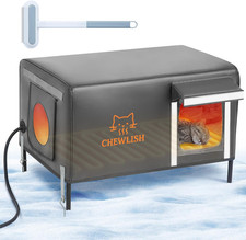 Outdoor Heated Cat House for outside Cats Winter, 25'' Exceptional Thermal and W
