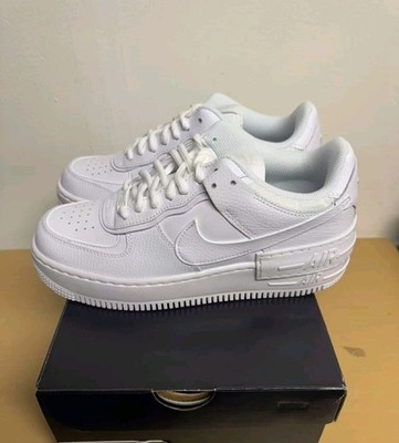 Size 8 - Nike Air Force 1 Shadow Triple White W