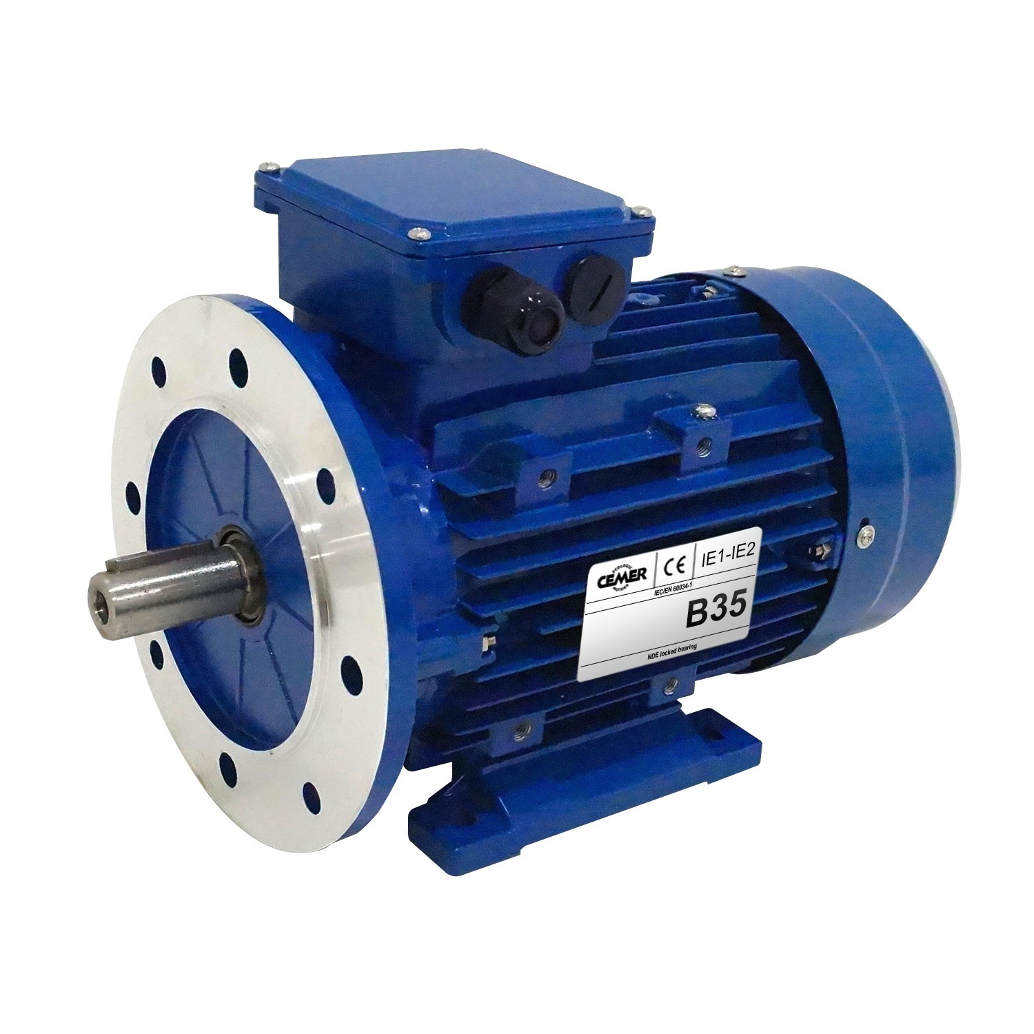 Moteur électrique triphasé 230 400v pour ventilateur industriel et pompe MS8016B35