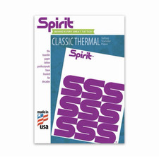 Spirit Classic Thermal Tattoo Transfer Paper Made in USA Rectangle