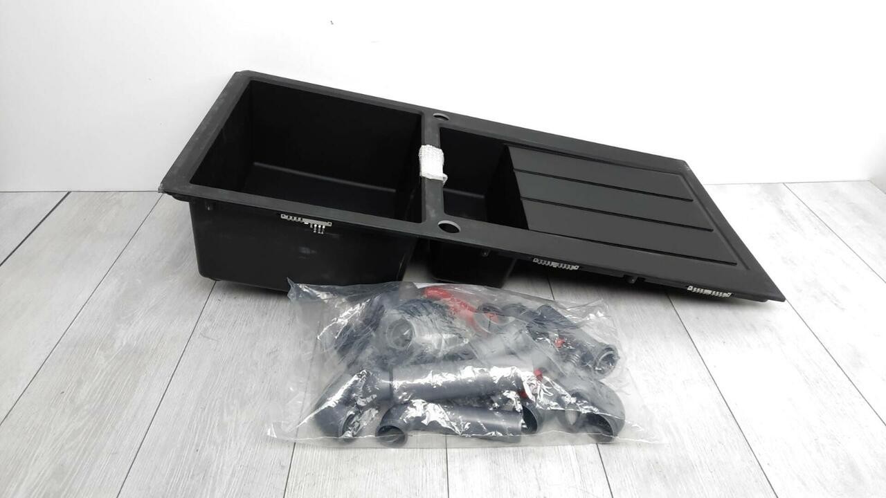 Spüle Franke S2D 651-100 1000x500mm schwarz