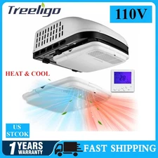 115V 15000BTU RV Air Conditioner Heat&Cool Electric Rooftop AC Unit for RV Truck