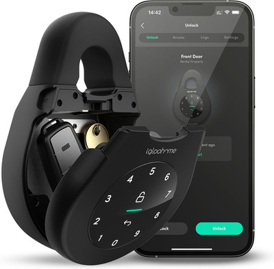 Keybox 3 Smart Lock Box, Large Key Safe W/Airbnb Sync (Ios/Android)   Remotely G