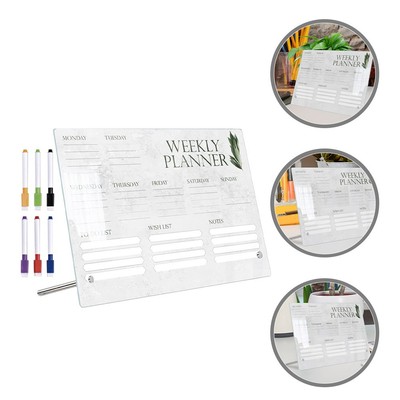 Multi Function Acrylic Memo Board Desktop Message Board for Office Home ...