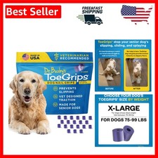 Dr Buzby's X-Large Toe Grips for Dogs - Instant Traction Slip Relief, 20 Count