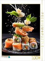 Calvendo Puzzle Sushi Taste Explosion | 1000 Pieces, Finished Size 25.2 × 18.9 I