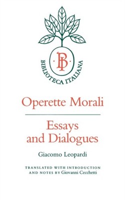 Operette Morali by G Leopardi PAPERBACK 9780520049284