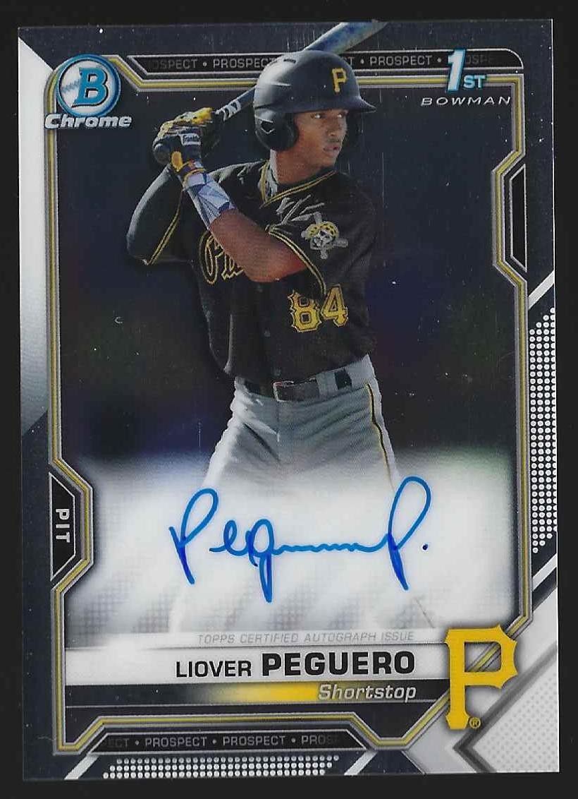 2021 Bowman Chrome Liover Peguero