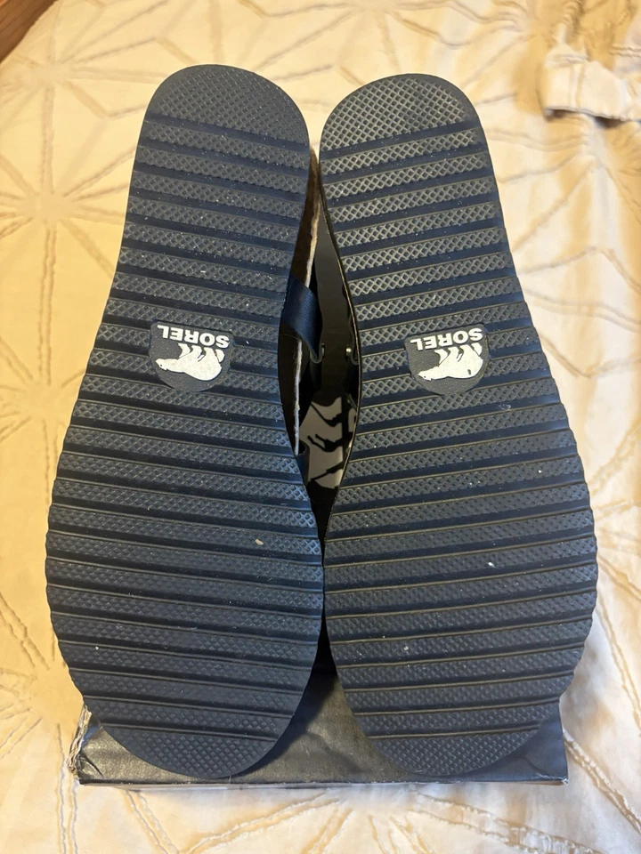 Sandalias Sorel Ella Criss Cross para mujer negras talla 8 Foto 3 de 3