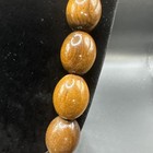 vintage Art Deco chunky wooden bead style Necklace — photo 5