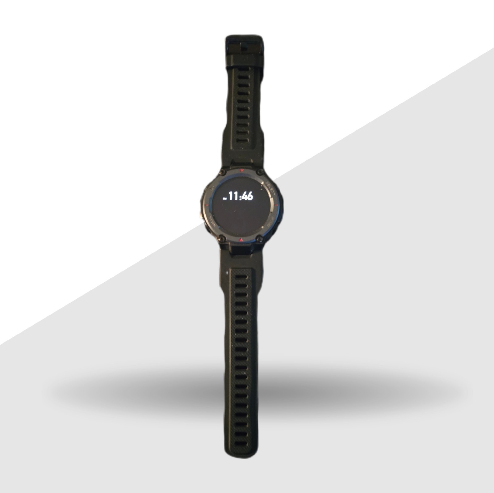 Amazfit T-Rex Pro 47mm  with Black Band Used in Good Condition. Great Deal!