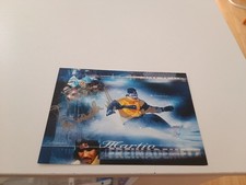 Karta z autografem, siatka freenadem Martin, Austria, snowboard, sporty zimowe