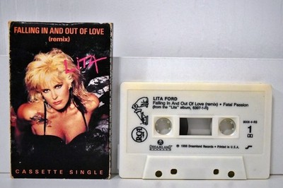 Rare Cassette single Lita Ford Falling In and Out of Love remix / Fatal Passion