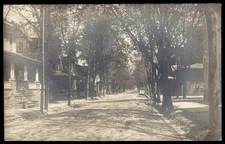 Vintage 1914 Main Street Milton Pennsylvania Real Photo Postcard