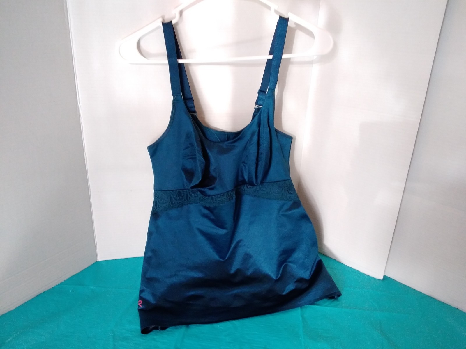 Ruby Ribbon Lace Style 3024 Size 40 Teal Blue Wireless Comfort