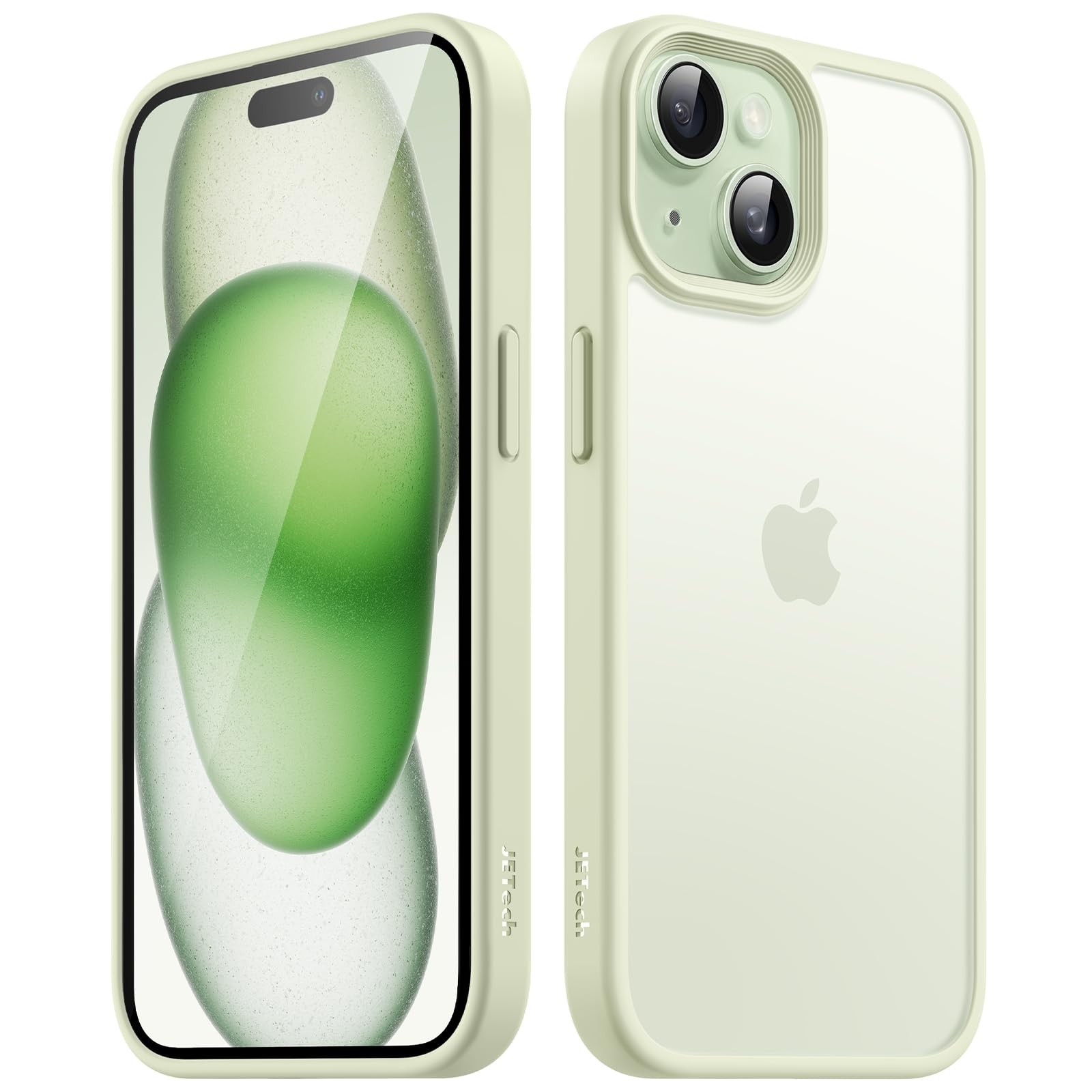 Coque mat pour iPhone 15 Plus 6,7" antichoc en silicone noir