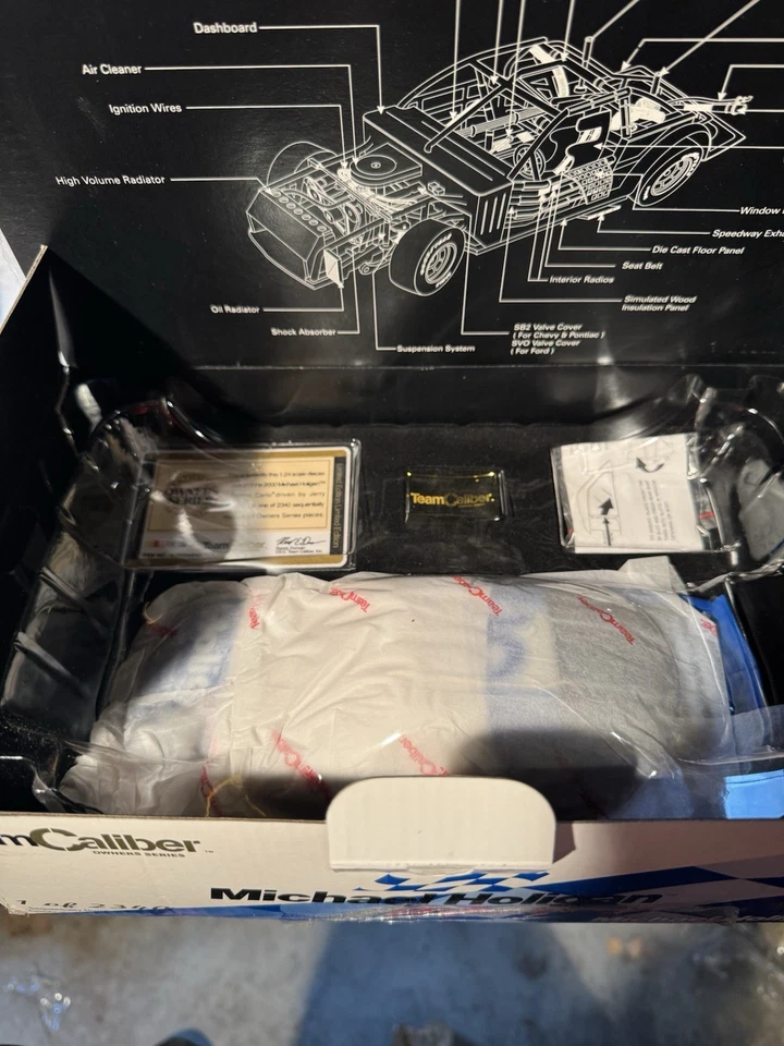 Jerry Nadeau 2000 Michael Holigan Nascar 1/24 Diecast Team Calibre #25 Envío gratuito Foto 4 de 4