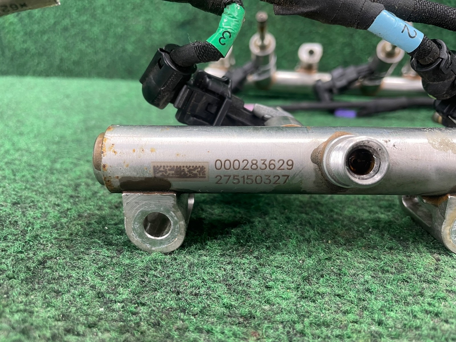 2014-2019 Maserati Ghibli S Q4 3.0L Fuel Rail with Injectors Pair OEM