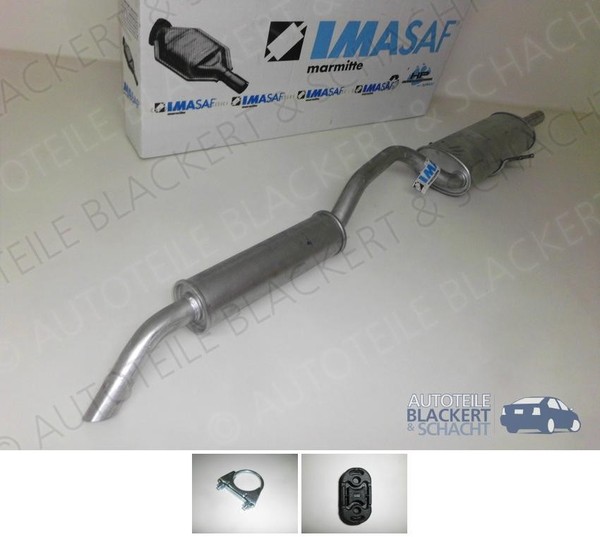 Imasaf Auspuff Ab Kat für Chrysler Gran Voyager II GS 2.0 I+2.4 I+3.3 I+3.8Iawd-image