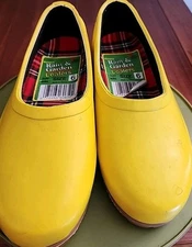 Garden Shoes Yellow Womens NWT Mid west loafers 6 shoes rain & garden 