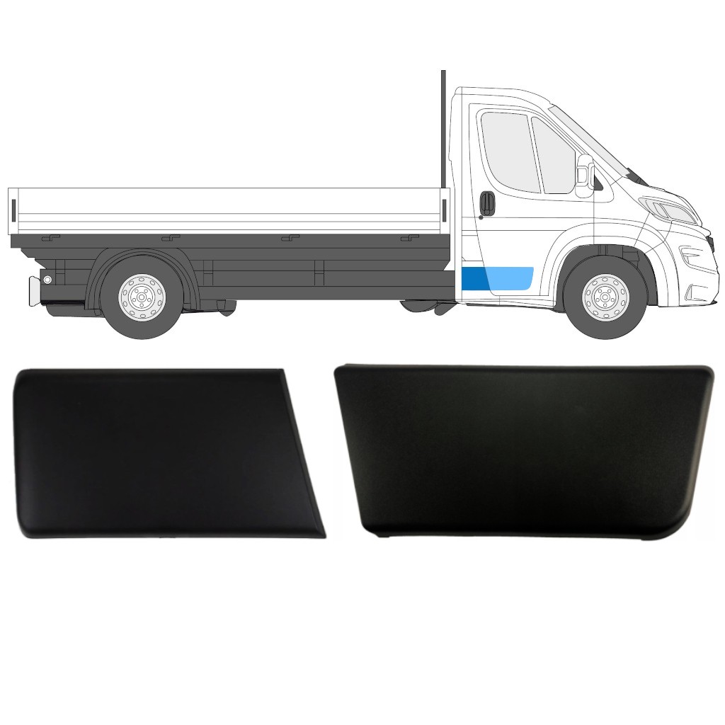 Side trim set for single cab for Opel Movano 2021- / Right